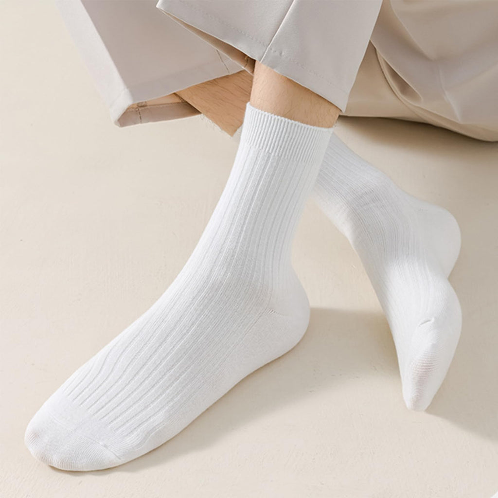 20 Pairs Crew Athletic Socks for Men Moisture Wicking Cushion Crew Socks for Sport Running Traveling