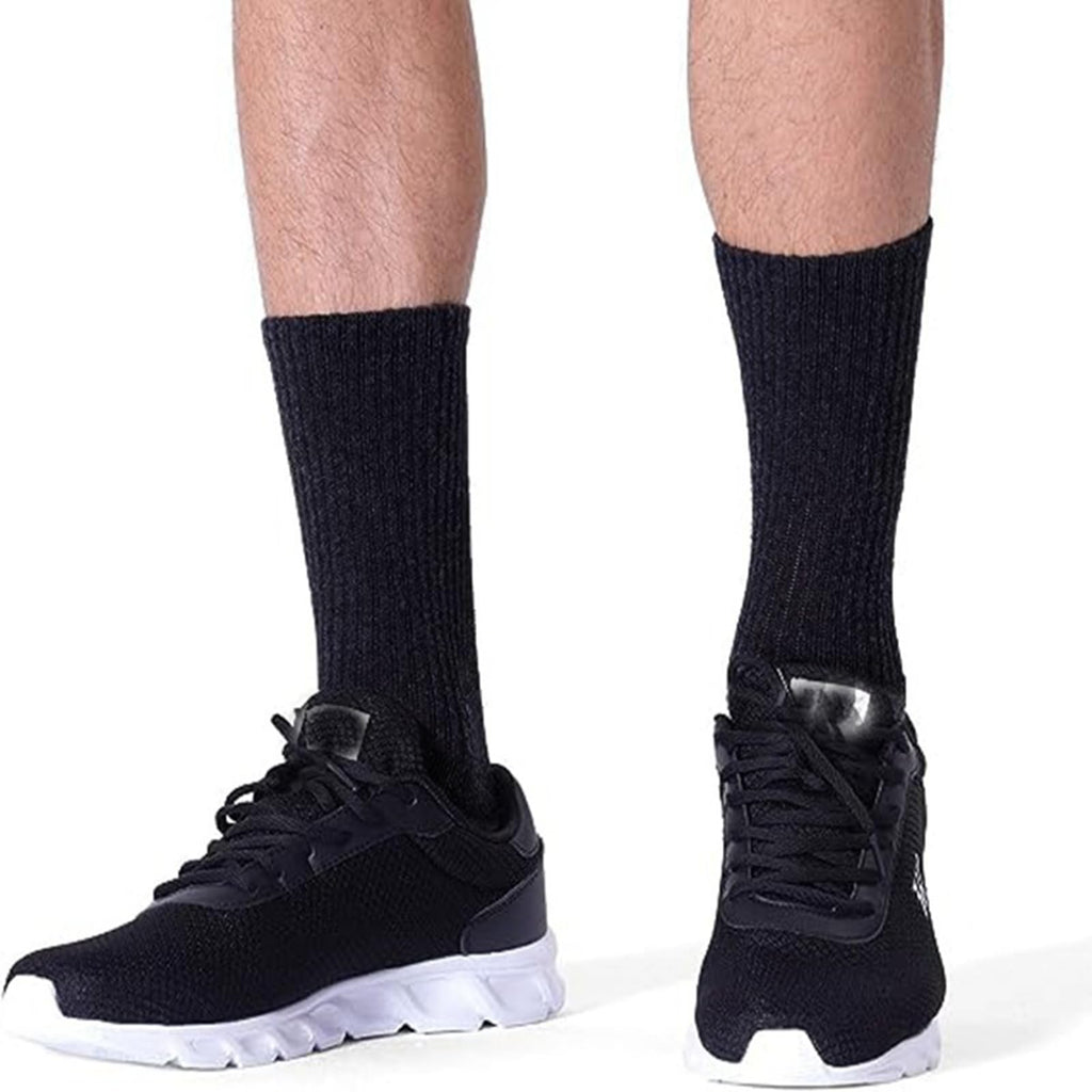 20 Pairs Crew Athletic Socks for Men Moisture Wicking Cushion Crew Socks for Sport Running Traveling