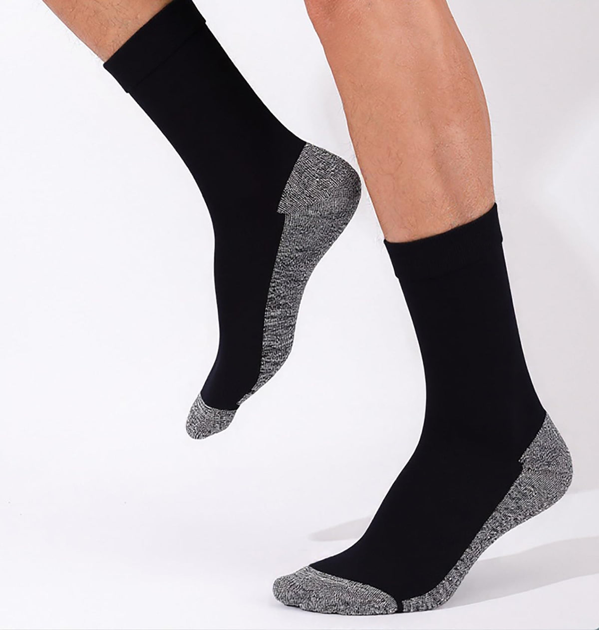20 Pairs Crew Athletic Socks for Men Moisture Wicking Cushion Crew Socks for Sport Running Traveling