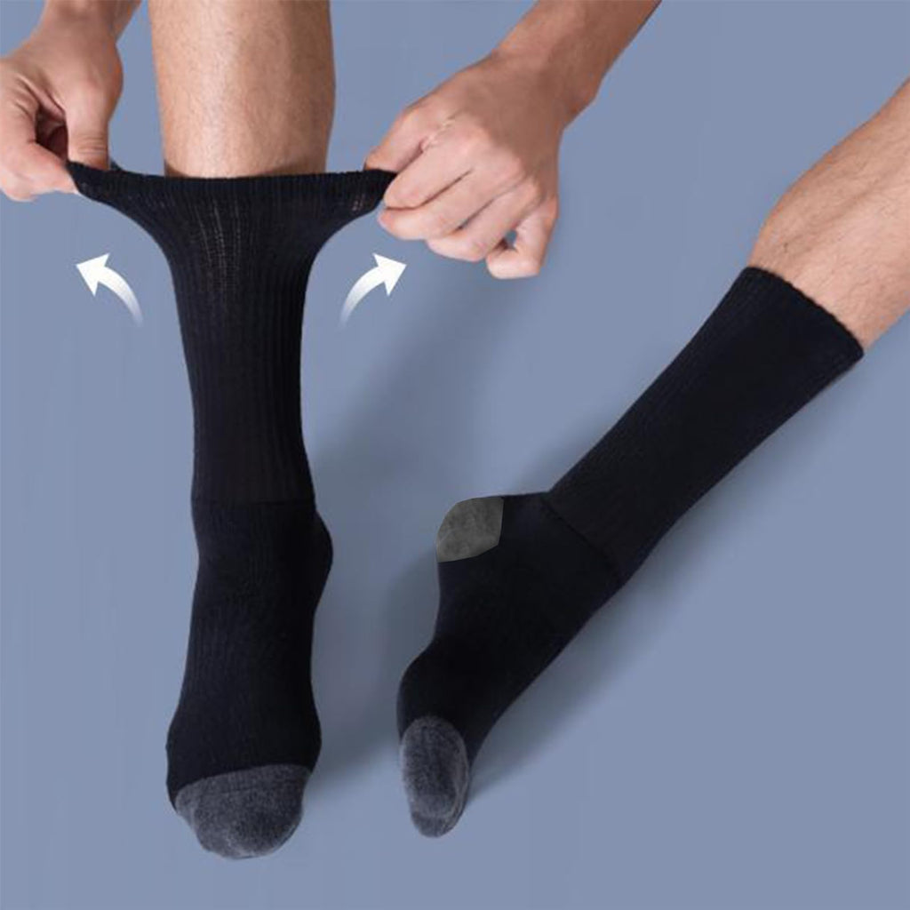 20 Pairs Crew Athletic Socks for Men Moisture Wicking Cushion Crew Socks for Sport Running Traveling