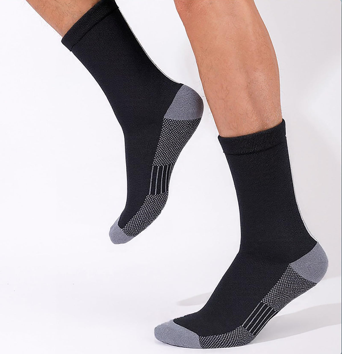 20 Pairs Crew Athletic Socks for Men Moisture Wicking Cushion Crew Socks for Sport Running Traveling