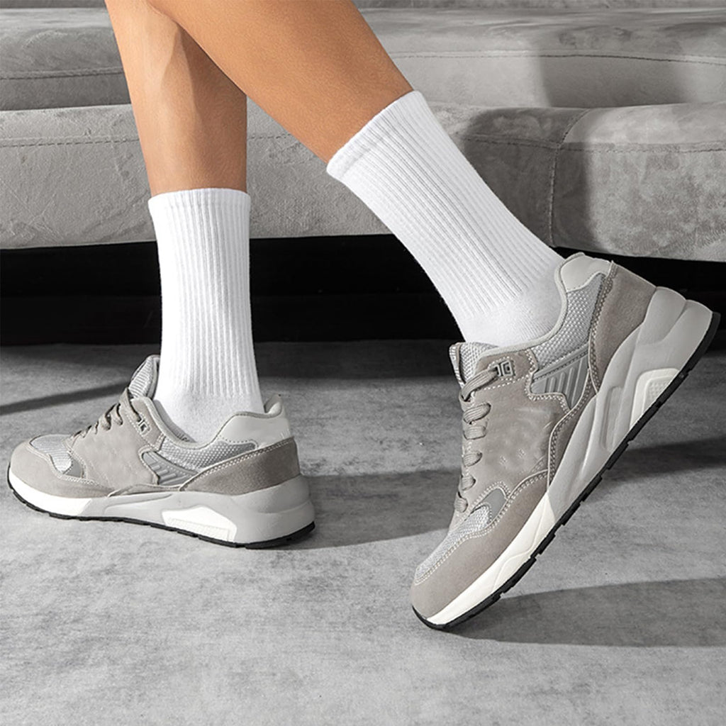 20 Pairs Crew Athletic Socks for Men Moisture Wicking Cushion Crew Socks for Sport Running Traveling