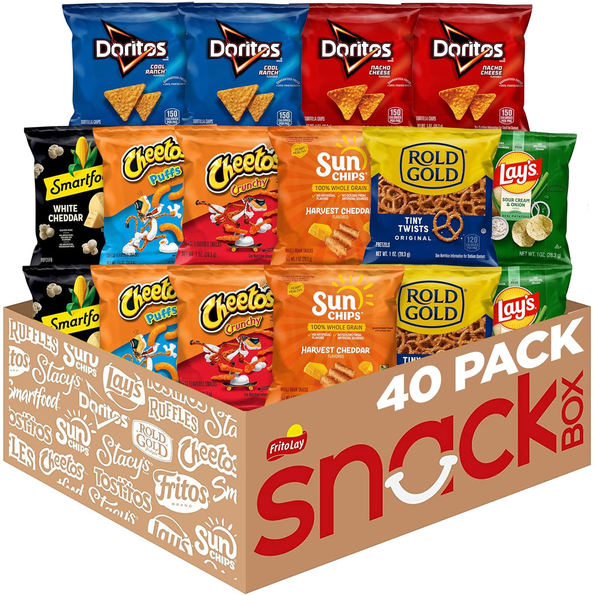 Frito-Lay Fun Times Mix Variety Pack, 40 Count