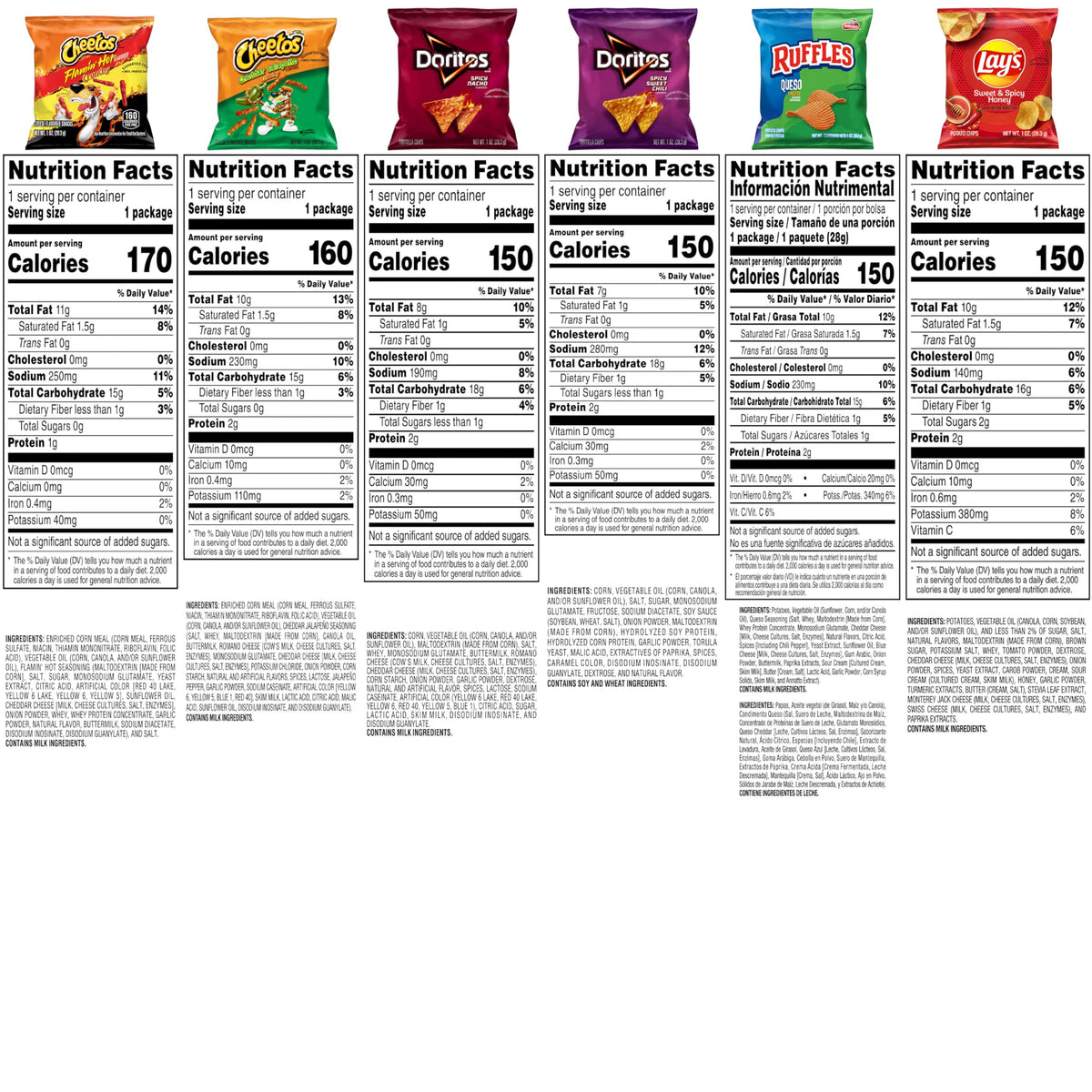 Frito-Lay Fun Times Mix Variety Pack, 40 Count